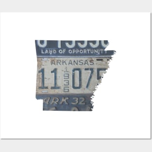 Vintage Arkansas License Plates Posters and Art